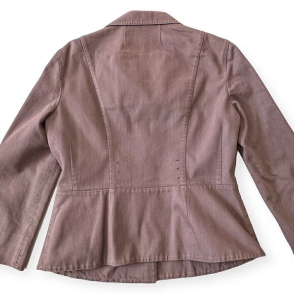 Miu Miu Washed cotton jacket, size 44 Italy, Mauve, Dusty pink - Picture 10 of 14